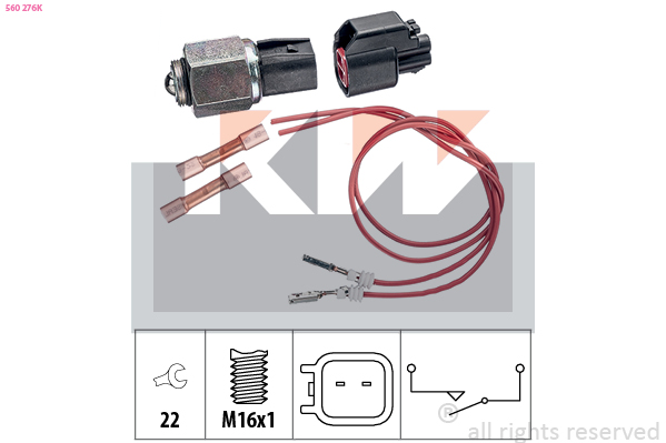 KW Tolatólampa kapcsoló 560276K_KW